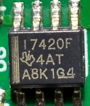Digital isolator, marked I7420F 4AT A8K1 G4