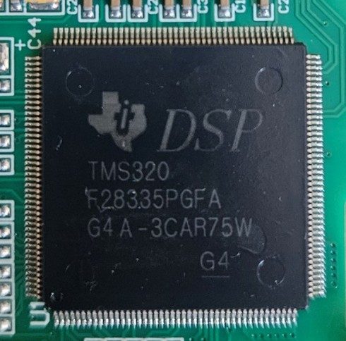 Digital signal processor, marked TMS320 F28335PGFA G4A -3CAR75W G4