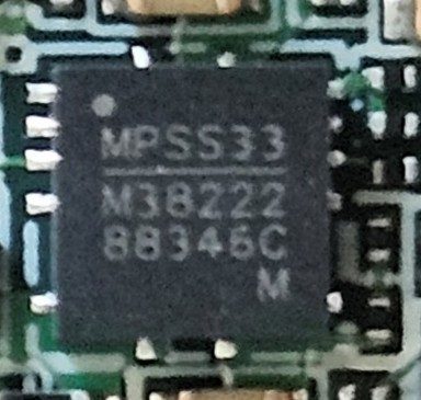 Step-Down Converter, marked MPM38222 MPSS33 M38222 88345C M