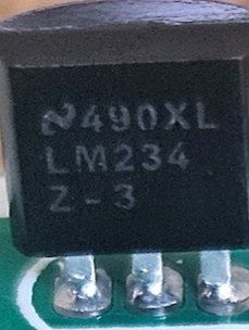 Adjustable current source, marked 490XL LM234 Z-3