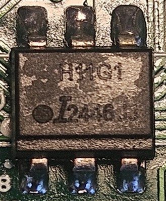 Optocoupler, marked H11G1 I2446 JJ