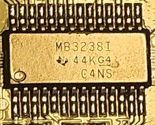 Multi-channel RS-232 line driver/receiver, marked MB3238I 44KG4 C4NS