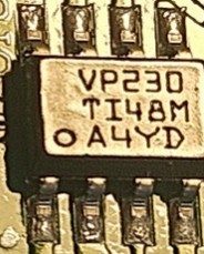 CAN Bus Transceiver, marked VP230 TI48M A4YD