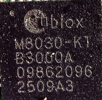 GNSS module, marked M8030-KT B3000A 09862096 2509A3