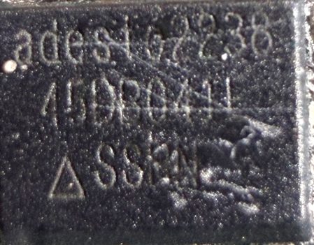 Flash memory, marked ADESTO2238 45DB0411 SSNN