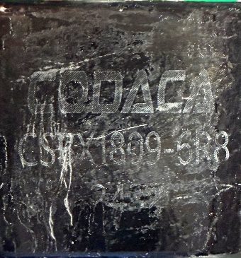 Power inductor, marked CODACA CSX1809-5R8 24