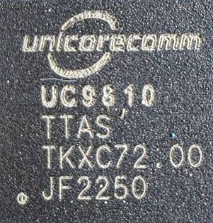 GNSS receiver, marked UC9810 TTAS TKXC72.00 JF2250