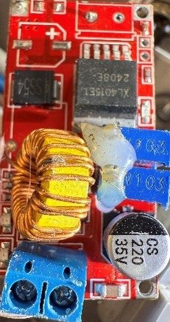 Step-down DC-DC converter, marked XL4015E1