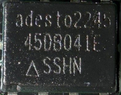 Flash memory, marked ADESTO2245 450804IE SSHN