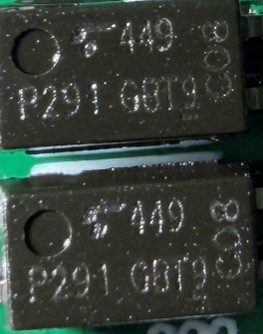 Phototransistor, marked 449 P291 G8T9