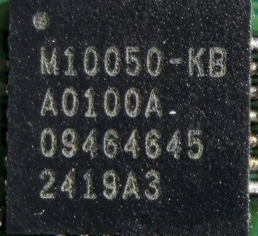 GNSS module, marked M10050-KB A0100A 09464645 2419A3