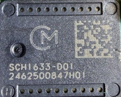 6-axis inertial module, marked SCH1633-D0I 2462500847HOI