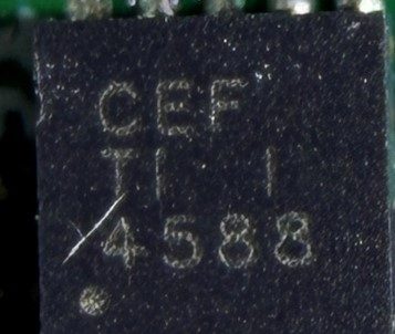 Microcircuit, marked CEF TI 4588