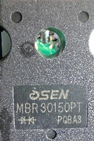 Schottky diode, marked MBR30150PT PQ8A3