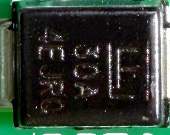 Schottky diode, marked 30A 4EJR0