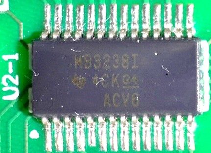 Multi-channel RS-232 line driver/receiver, marked MB3238I 4CK ACV8
