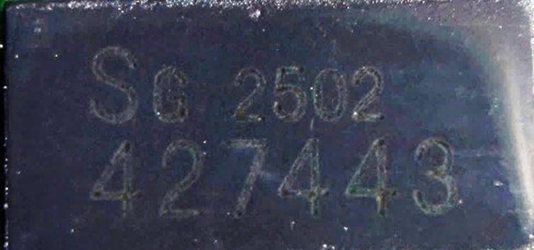 Not identified, marked SG 2502 4277443