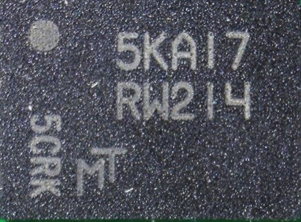 Memory chip, marked 5KA17 RW214