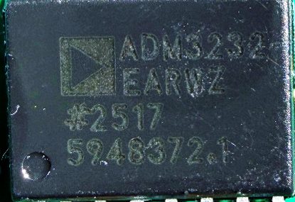 RS-232 line driver, marked ADM3232 EARWZ #2517 5948372.1