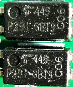 Phototransistor, marked 449 P291 GBT9