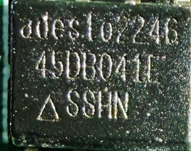 Memory chip, marked adesto2246 45DB041 SSHN