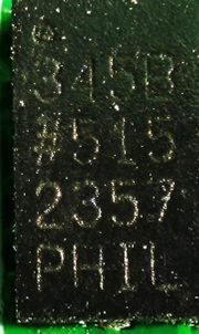 Three-axis accelerometer, marked 345B #515 2357 PHIL