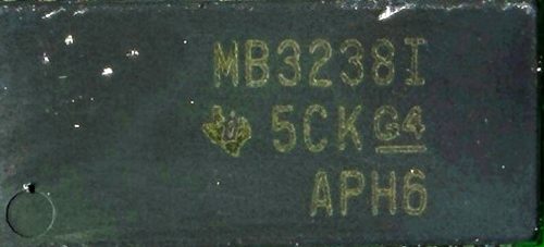 Line driver, marked MB3238I 5CK G4 APH6