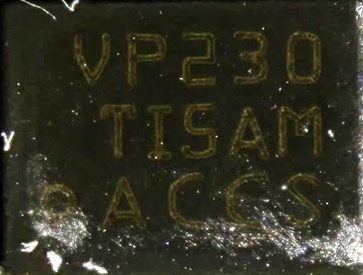 CAN transceiver, marked VP230 TI5AM ACCS
