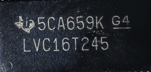 Transceiver, marked 5CA659K LVC16T245