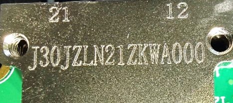 Connector, marked J30JZLN21ZKWA000