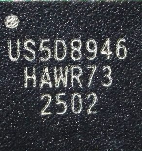 Clock buffer, marked US5D8946 HAWR73 2502