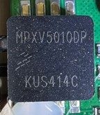 Pressure Sensor, marked MPXV5010DP KUS414c