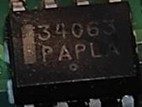 DC/DC converter, marked MC34063AP 34063 PAPLA