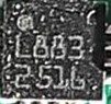 Three-axis digital compass chip, marked HMC5883L L883 2516