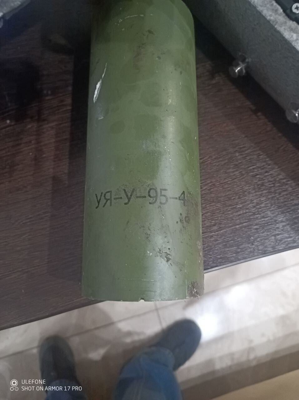 A Hornet warhead recovered by Russian forces — part of the reverse-engineering Russian channels have published.