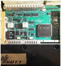 microcircuit, marked XC4036XLA HQ208AKP0723 F2368107A, 09I