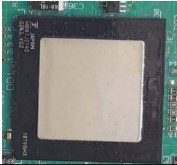 microcircuit, marked MB87J2140 0243 Y02