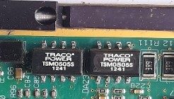 microcircuit, marked TRACO POWER TSM0505S