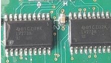 microcircuit, marked 01СZD2K LV273Л, 04