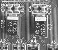 microcircuit, marked 10-35L X5 2