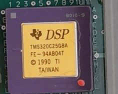 microcircuit, marked DSP TMS 320C30GBA FE-94AB04T 1990 ТІ
