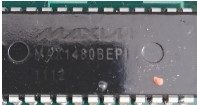 microcircuit, marked MAXIM MAX1480BEPI 1112