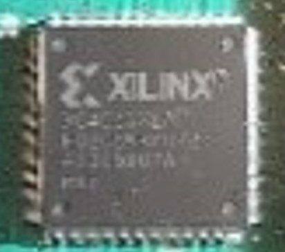 Microcircuit, marked XC4036XLA HQ208AKP0723 F2368107A, 09I