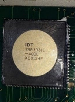 Processor, marked 79R3081E-40DL XC0124P