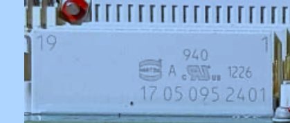 Connector, marked 940 1226 17050952401