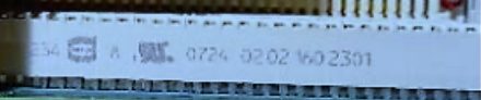 Connector 234, marked 0724 02021602301