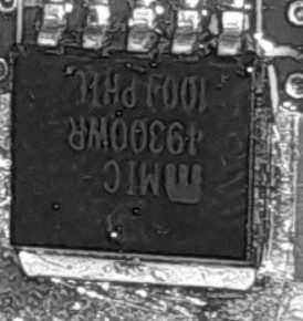 3A Low Voltage LDO Regulator with Dual Input Voltages, marked MIC 49300WR 1004PHIL