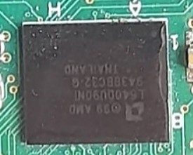 Microcircuit, marked 99 AMD 1640DU90NI 943BBC32