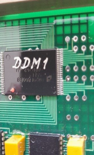 Microcircuit, marked M29F800BB 35EF 218BB762-JJ 1990AMD DDM1