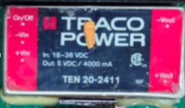 DC/DC converter, marked TEN 20-2411